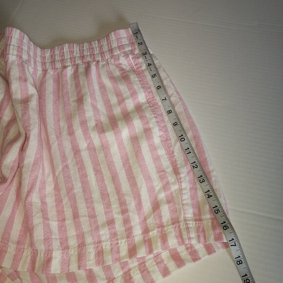 Old Navy Linen Blend Pink Striped Shorts Size XXL - Picture 14 of 14